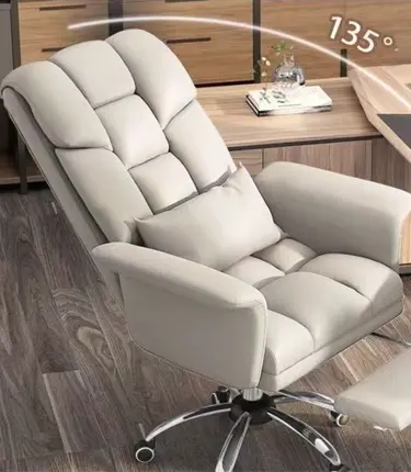 XC-10001 High Back Boss Leather Chair With Recliner And Leg Rest