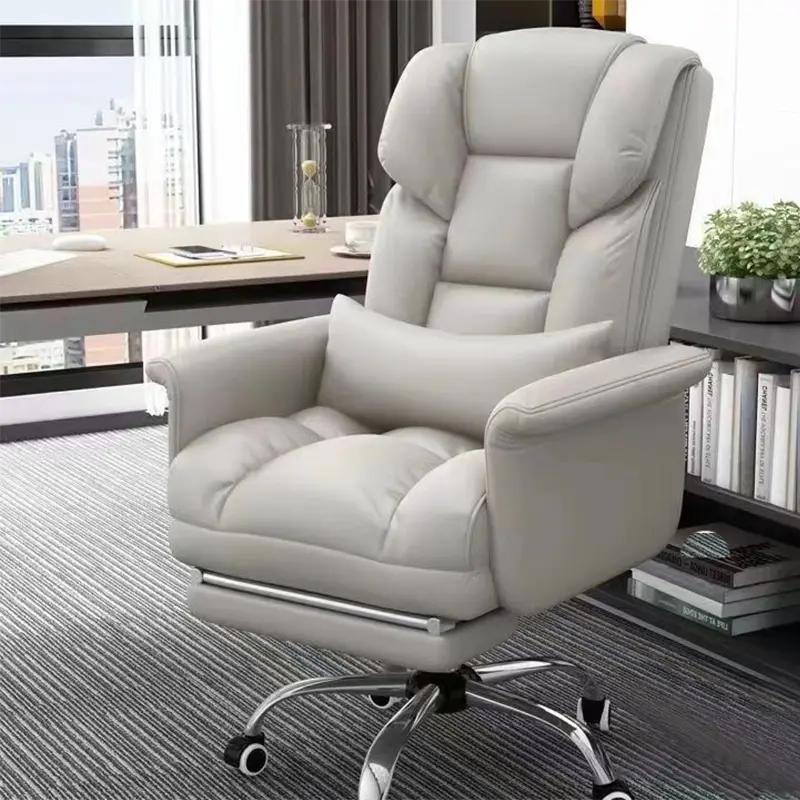 leather high back recliner chair